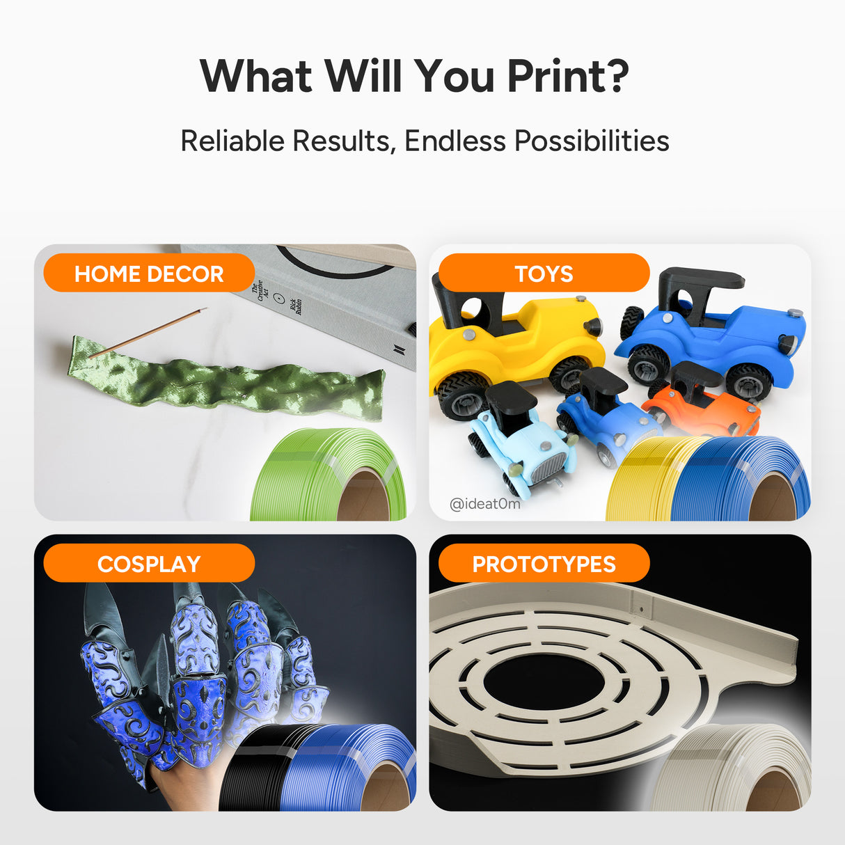 Panchroma™ Gradient Matte PLA (Formerly PolyTerra™ Gradient)